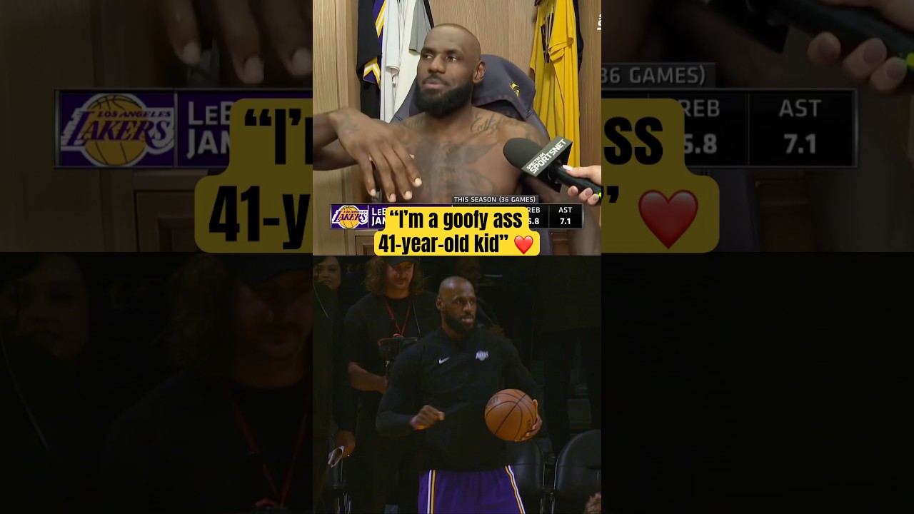 LeBron on why he was dancing pregame 🤣🙌