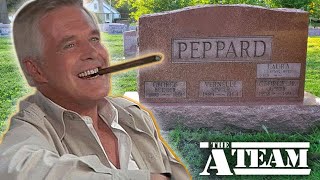 A-Team-- The grave of George Peppard