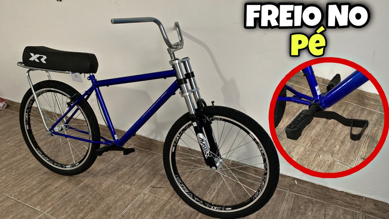 COLOQUEI FREIO NO PE NA MOTORIZADA