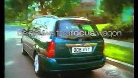 Ford focus wagon ad 1999
