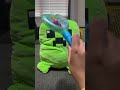 The magic wand worked again! Turn my Minecraft creeper plushy into a real boy!