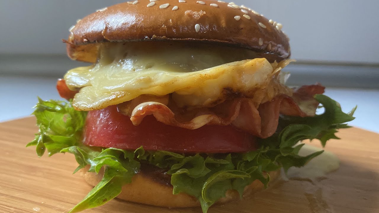 Burger w hollandaise sauce YouTube