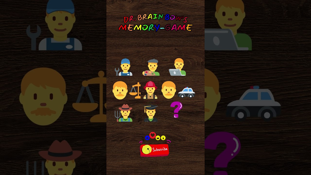 The Best Viral Memory Game with Jobs 🧠🔥💥 