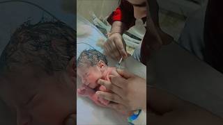 New born baby BCG💉 vaccine is very important 🙂 #nicucare #babyvaccination #newborn #babycare