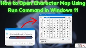 How to Open Character Map Using Run Command in Windows 11