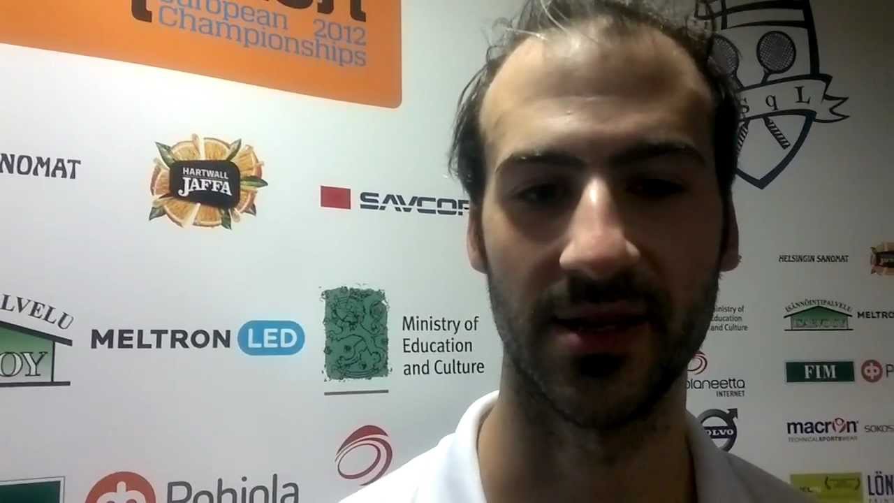 EICC2012 Simon Rösner GER:"I try to play as good as I can"