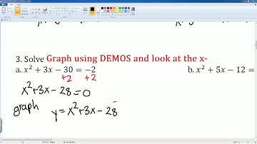 Unit 4 Test Review Sheet Solution # 3
