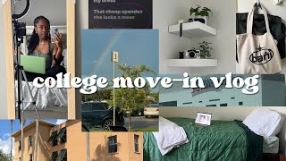 COLLEGE MOVE-IN DAY VLOG 2022| university of central florida | #collegemoveinday #PWI | blvkmuse