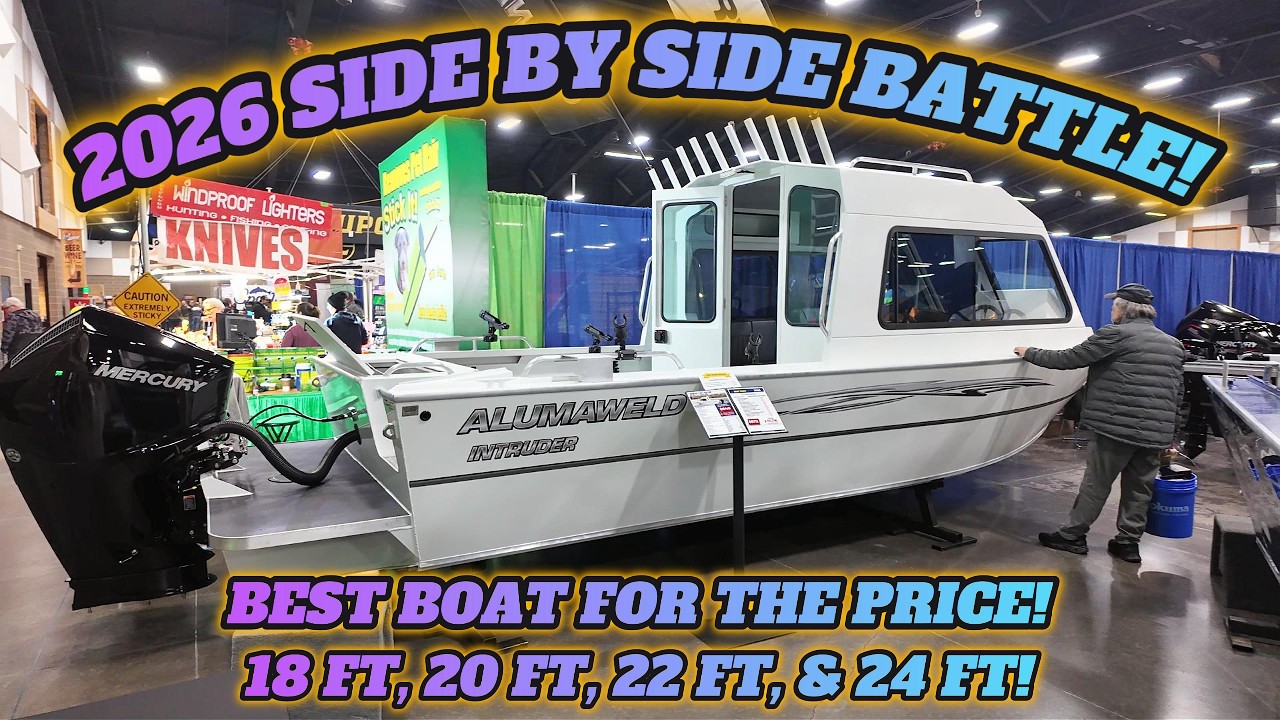 БИТВА 2026 ГОДА! ЛУЧШАЯ АЛЮМИНИЕВАЯ РЫБОЛОВНАЯ ЛОДКА ПО СВОЕЙ ЦЕНЕ! 18 футов, затем 20 футов, 22 ...