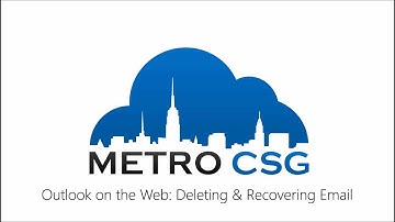 How-To: Delete and Restore Email in Outlook Web App