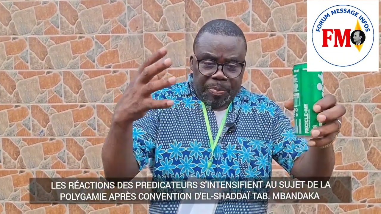 LES RÉACTIONS DES PRÉDICATEURS.  POLYGAMIE. JUBILÉ D'OR EL SHADDAI TAB. MBANDAKA @forummessageinfos 