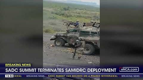 SADC summit terminates SAMIDRC deployment