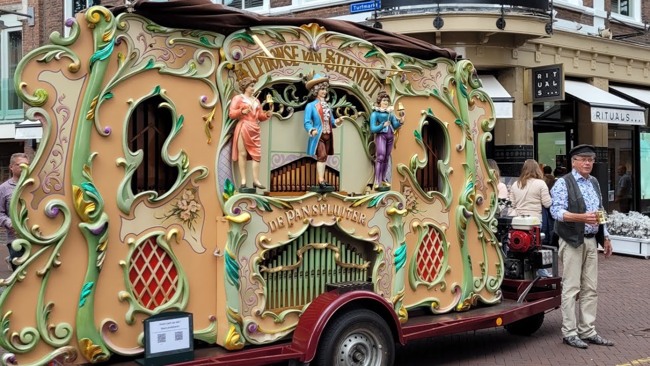 Draaiorgel de Pansfluiter 22-07-23 - Centrum Gouda en Pakhuis