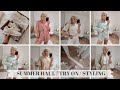 SUMMER PASTEL HIGH STREET HAUL / TRY ON / STYLING AND HOW TO WEAR. H&M, ZARA, & OTHER STORIES, ASOS