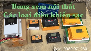 Bung ruột, xem nội thất các mẫu điều khiển sạc nlmt