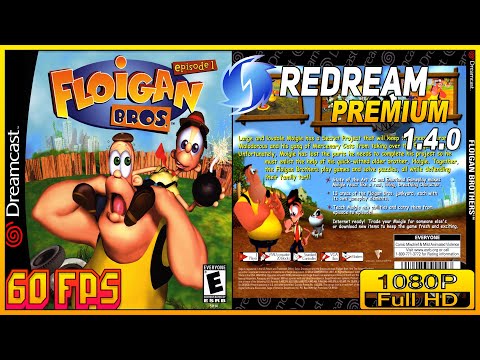 Floigan Brothers Episode 1 ►Redream Premium v1.4.0 Dreamcast in HD ► 1080Р 60FPS