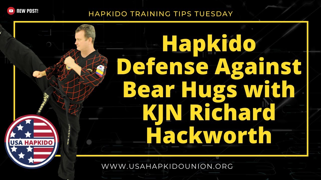 Hapkido Training Tips Hapkido Defense Against Bear Hugs with KJN