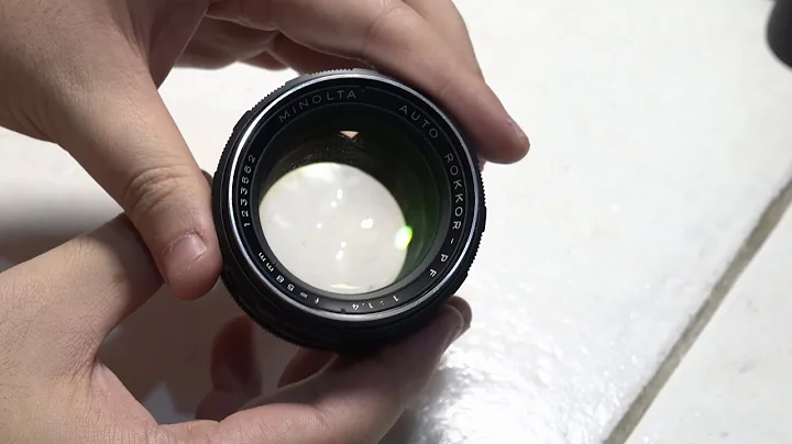 Minolta MC Rokkor-PF 58mm f/1.4 Lens Cleaning & Disassembly | Deep Cleaning