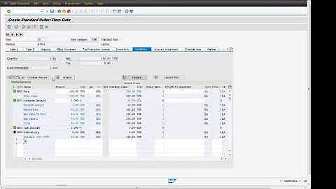 SAP S4 HANA Sales Order Item Pricing Tab