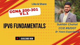 CCNA 200-301 v1.1 DAY 40 | IPv6 Fundamentals | Hindi |