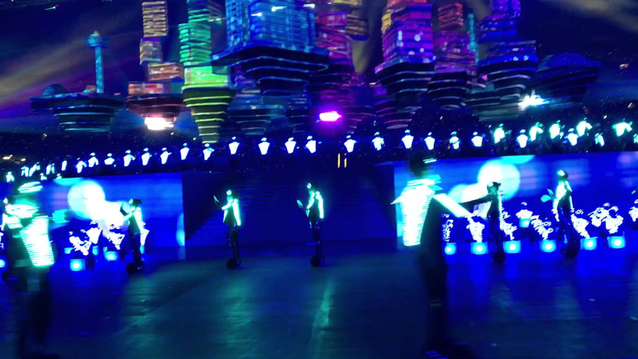 Singapore NDP 2016 LED Light Dance - YouTube