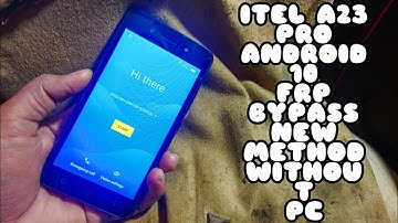 Itel A23 Pro | Android 10 | Frp Bypass | New Method Without Pc | 2022 | Muzammal Tech