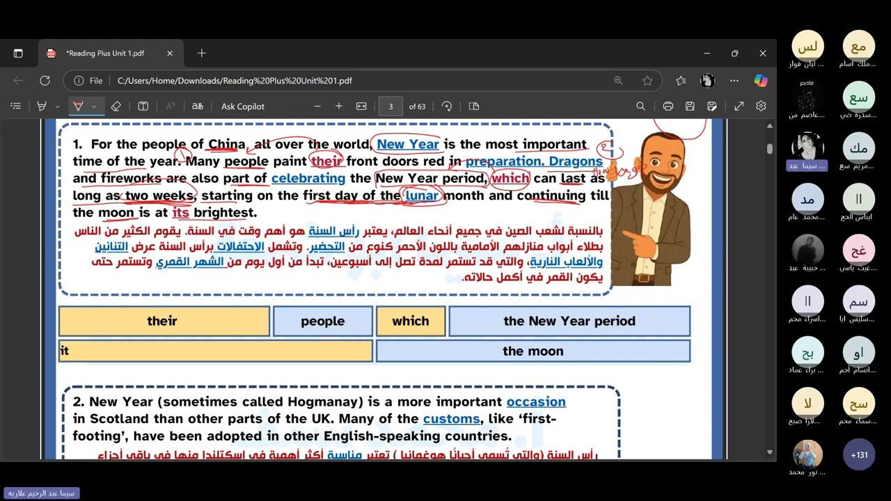 الحصة الاولى القطعة الاولى كتاب ثاني 