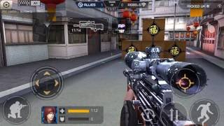 TOP 5 Sniper Tip AND Tricks In China Town Map! | Crisis Action-eSports FPS