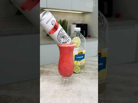 Pink lemonade white claw slush #lemonade #pink