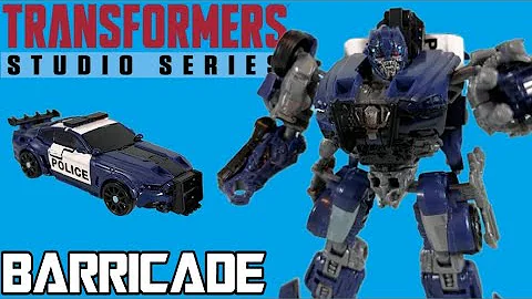 Studio Series Barricade Review - Transformers The Last Knight 