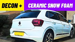Exterior Decontamination + Ceramic Snowfoam Wax Volkswagen Polo