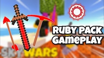 Ruby Pack GamePlay! | ROBLOX SKYWARS!