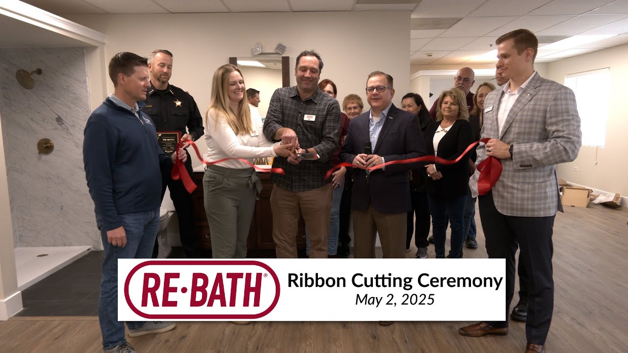 Romeoville Ribbon Cutting 2025 - ReBath - YouTube
