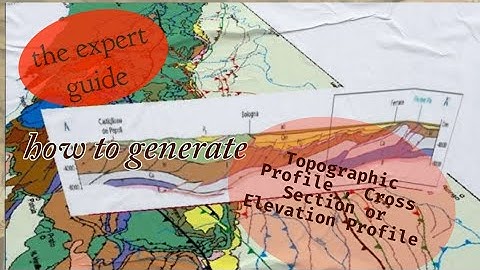 Arc GIS tutorial : how to Create Topographic Profile , Cross Section or Elevation Profile