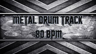 Black Label Society Style Metal Drum Track 80 BPM (HQ,HD) chords