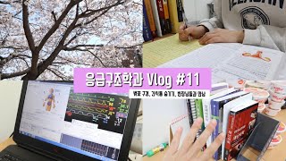 응급구조학과 브이로그 #11ㅣ벚꽃 구경🌸, 간식통 숨기기, 반장님들과 만남🚑