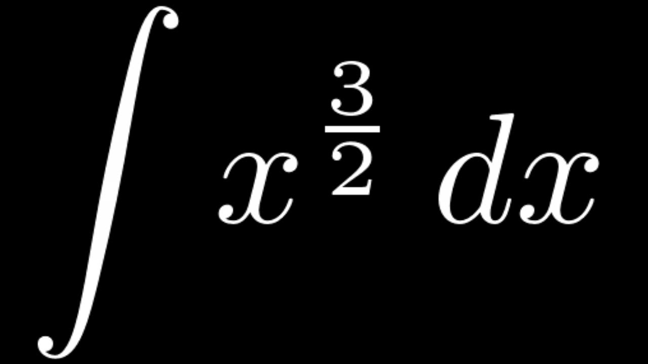 Integral Of X 3 2 YouTube integral-of-x-3-2-youtube
