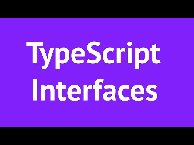 TypeScript] Interface - Zhentiw - 博客园