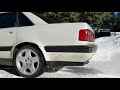 Audi V8 Quattro exhaust fun