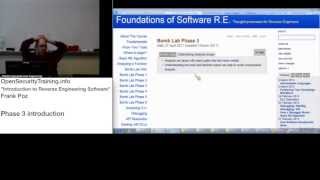 2013 Day1 P10: Intro to REing Software - Phase 3 Introduction