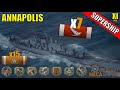 SUPERSHIP Annapolis 7 Kills &amp; 263k Damage | World of Warships Gameplay