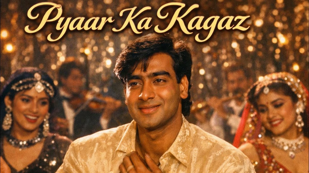 Pyaar Ka Kagaz | Golden Era Romantic Song | 90s Bollywood Love Vibes