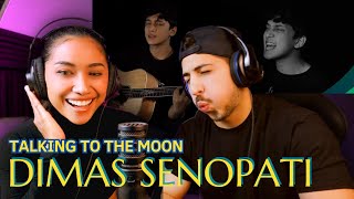 DIMAS SENOPATI  - Talking To The Moon  (Acoustic Cover) | REACTION