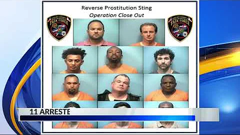 11 arrested in prostitution sting