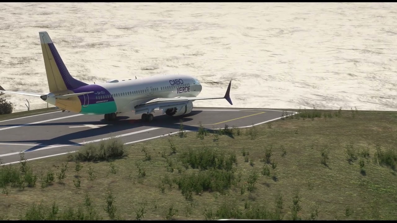 Saba Landing with the IFly 73M8...30 kt headwind and little fuel...Success!