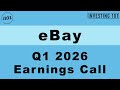 eBay Q1 2026 Earnings Call | Non-GAAP EPS Beats At $1.66 As GMV Grows 14% On AI And Focus Categories