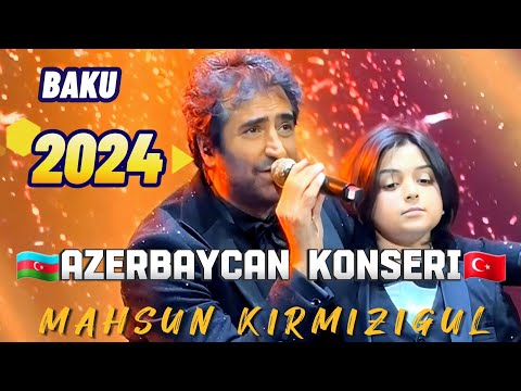 Mahsun KırmızıGül Azerbaycan Konseri Baku / Dinle Belalım (Sevdiğim Vefasız) Yıkılmadım 2024 Turkish