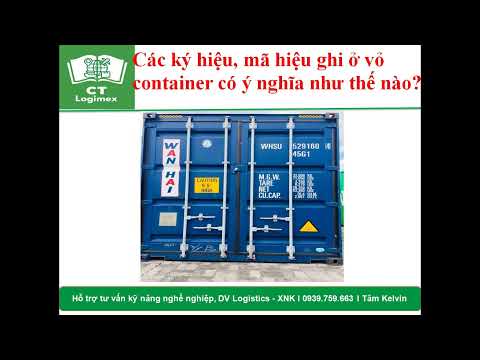 Video HƯỚNG DẪN ĐỌC CÁC KÝ HIỆU, MÃ HIỆU GHI Ở VỎ CONTAINER... - youtube
