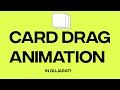 Card Drag Animation in Gujarati #figmaanimation #figma #figmatutorial