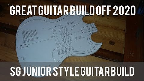 Great Guitar Build Off : SG junior style guitar build part 1